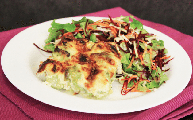 Огретен от картофи и тиквички